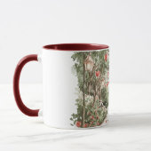 Rote Herzen Liebe liegt in der Luft Tasse (Links)