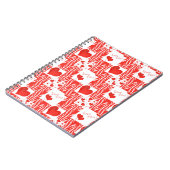 Rote Herzen, Liebe. Notizblock (Linke Seite)