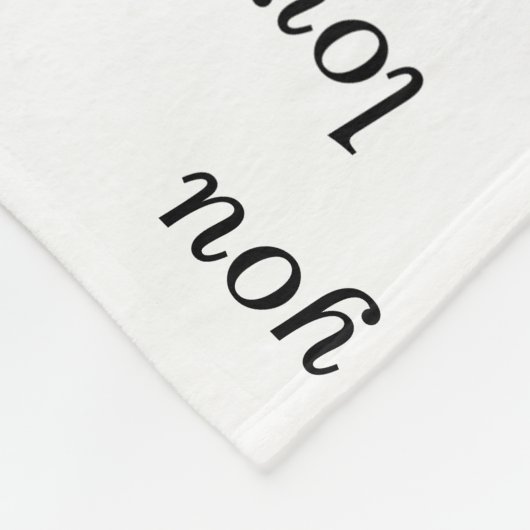 Rote Herzen Liebe Sie Liebe Sie mehr Monogramm Fleecedecke (Ecke)