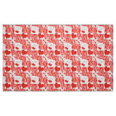 Rote Herzen, Liebe. Stoff (Fat Quarter (45,7 x 55,9 cm))