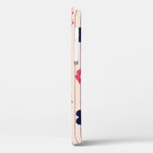 Rote Herzen, Lippen, Gänsehaut. Case-Mate iPhone Hülle (Rückseite / Links)