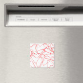 rote Herzen Magnet (In Situ (Geschirrspüler))