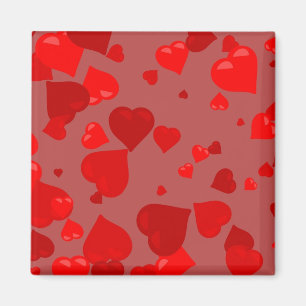 Rote Herzen Magnet
