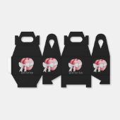 rote Herzen mit weißem Band für Hochzeiten gebunde Geschenkschachtel (Ungefaltet)