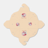 rote Herzen mit weißem Band für Hochzeiten gebunde Geschenkschachtel (Ungefaltet)