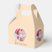 rote Herzen mit weißen Bögen für Hochzeiten gebund Geschenkschachtel (Vorderseite)