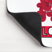 Rote Herzen Mousepad (Ecke)