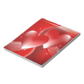 Rote Herzen Notizblock (Rotiert)