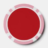 Rote Herzen Pokerchips (Rückseite)
