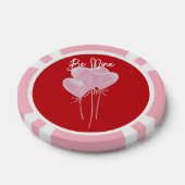 Rote Herzen Pokerchips (Einzeln)