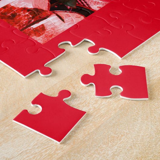 Rote Herzen Puzzle (Seite)