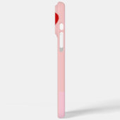 Rote Herzen Rosa iPhone / iPad Gehäuse Case-Mate iPhone Hülle (Rückseite / Links)