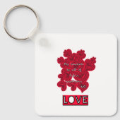 Rote Herzen Schlüsselanhänger (Vorderseite)