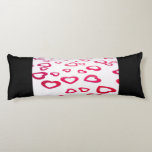 Rote Herzen Seitenschläferkissen<br><div class="desc">Viele rote Herzen senden Liebe.

Bild © Angelika Stern</div>