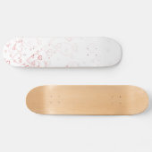 Rote Herzen Skateboard (Horizontal)