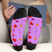 Rote Herzen Socken