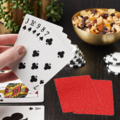 Rote Herzen Spielkarten (In Situ)