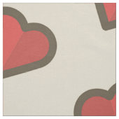 Rote Herzen Stoff (Muster)