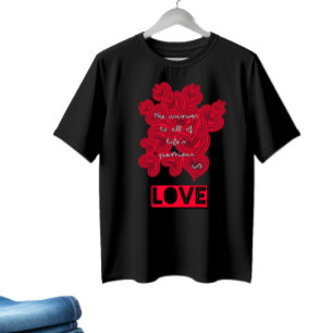 Rote Herzen T-Shirt