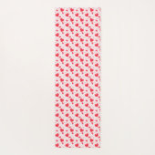 Rote Herzen, Text, "Liebe du" . Yogamatte (Rückseite)