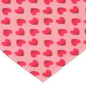 Rote Herzen Tischdecke (Schrägansicht)