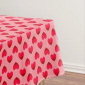 Rote Herzen Tischdecke (Beispiel)