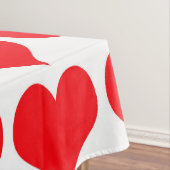Rote Herzen Tischdecke (Beispiel)