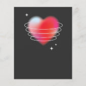 Rote Herzen und Sterne ohne Hintergrund Valentin Flyer (Hinten)