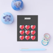 Rote Herzen und Sterne ohne Hintergrund Valentin Flyer (Einzeln)
