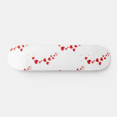 Rote Herzen Valentine Special Skateboard (Horizontal)