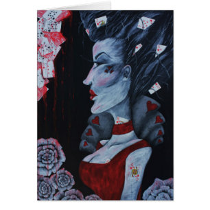 Rote Herzenskönigin Alice im Wunderland Fantasy-Ku