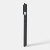 rote Herzform farbenfroher Hintergrund personalisi iPhone 15 Hülle (Linke Seite)