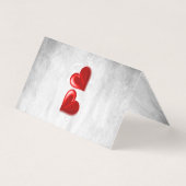 Rote Herzkarte (Rückseite)