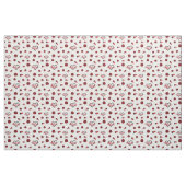Rote Herzklopfe, Pom Poms, Megaphone Muster Stoff (Fat Quarter (45,7 x 55,9 cm))