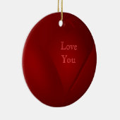 Rote Herzklopfen Ornament (Rechts)