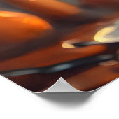 Rote Hexe, Blau Mit Augen, Redhead-Schönheit Poster (Ecke)