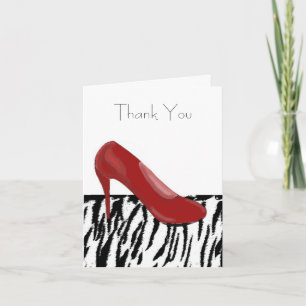 Rote High Heel Danke
