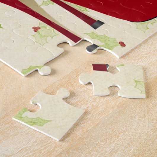 Rote High Heel Schuhe / Santa Elf Puzzle (Seite)