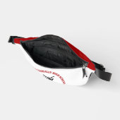 Rote High School Marching Band Personalisiert Bauchtasche (Offen)