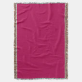 Rote Himbeere, Farbe | Classic | elegant Decke (Vorderseite Vertikal)