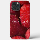 Rote Himbeeren Case-Mate iPhone Hülle (Rückseite)
