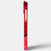 Rote Himbeeren Case-Mate iPhone Hülle (Rückseite / Links)