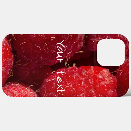 Rote Himbeeren Case-Mate iPhone Hülle (Rückseite (Horizontal))