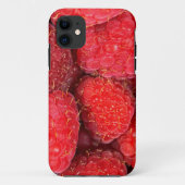 Rote Himbeeren Case-Mate iPhone Hülle (Rückseite)
