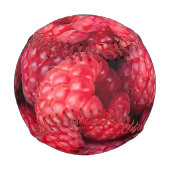 Rote Himbeeren, frisch Baseball (Rückseite)