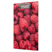Rote Himbeeren, frisch Klemmbrett (Links)