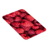Rote Himbeeren, frisch Magnet (Rechte Seite)
