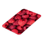 Rote Himbeeren, frisch Magnet (Linke Seite)