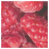 Rote Himbeeren, frisch Stoff (Nahaufnahme)