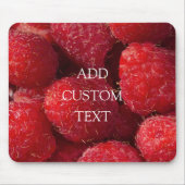 Rote Himbeeren Mousepad (Vorne)